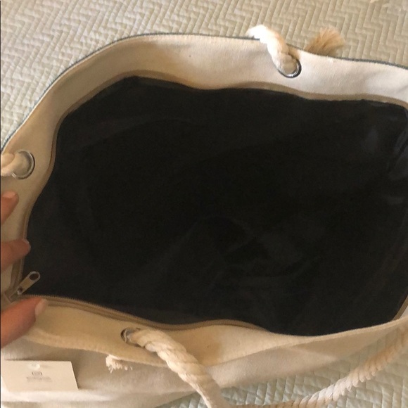 OVERSIZED 2 TONE TOTE BAG - Picture 6 of 9